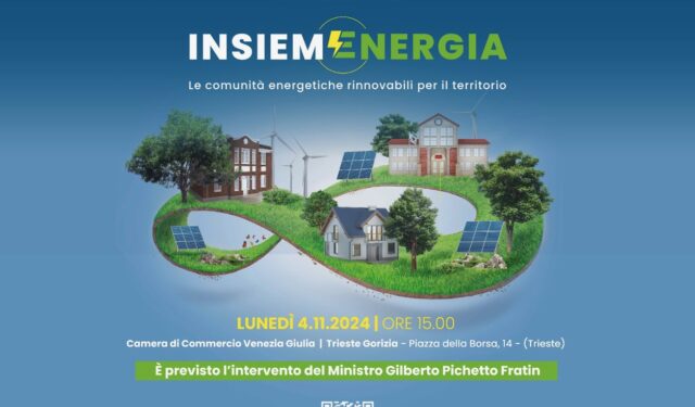 Energia: a Trieste il tour per promuovere le CER. Pichetto: “elemento chiave per transizione”